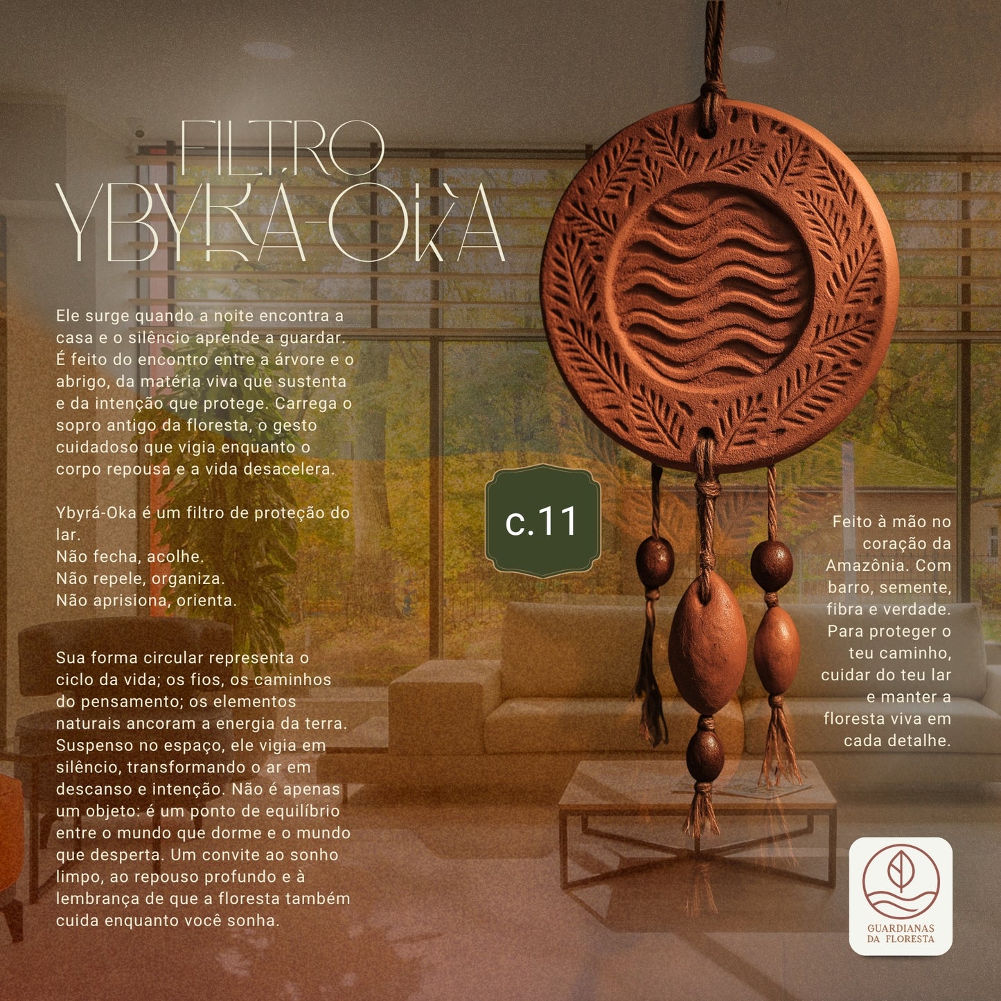 FILTRO DE CERÂMICA - YBIRA-OKA (C.11)(Item sob encomenda)