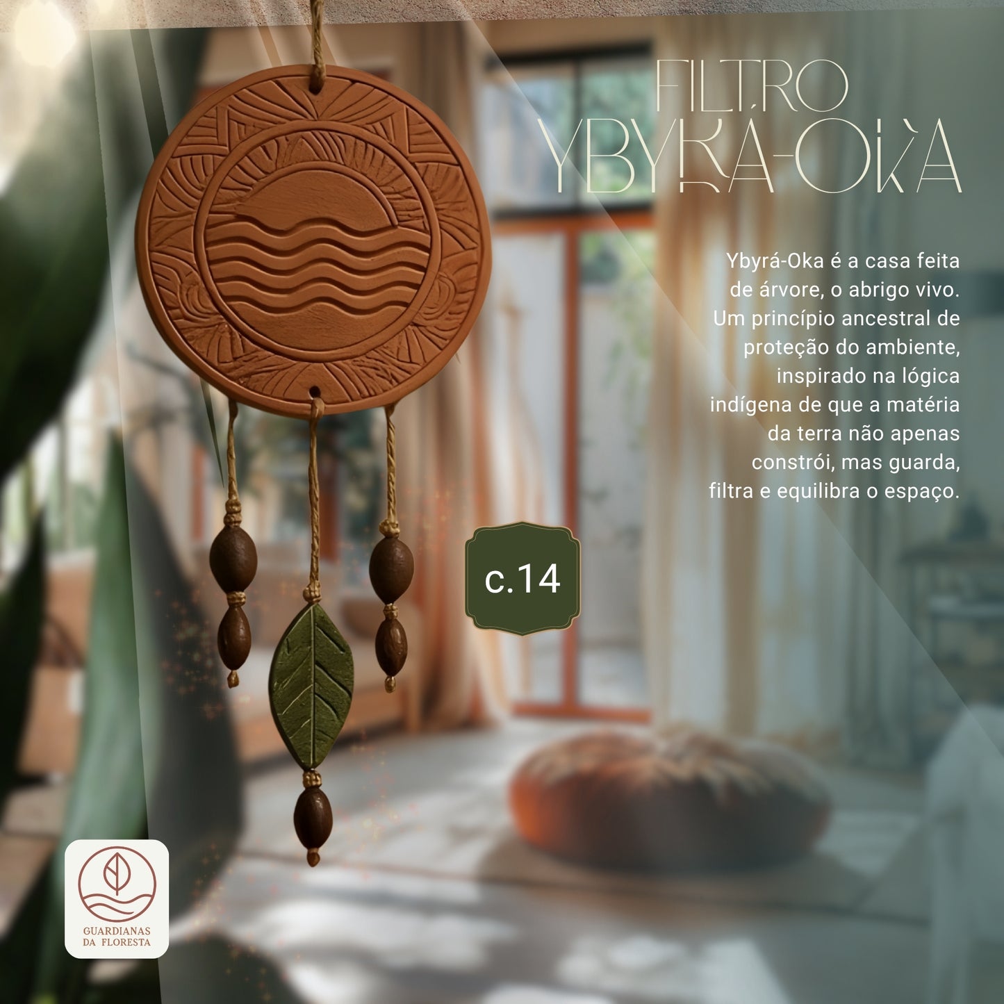 FILTRO DE CERÂMICA YBIRA-OKA (C.14)(Item sob encomenda)