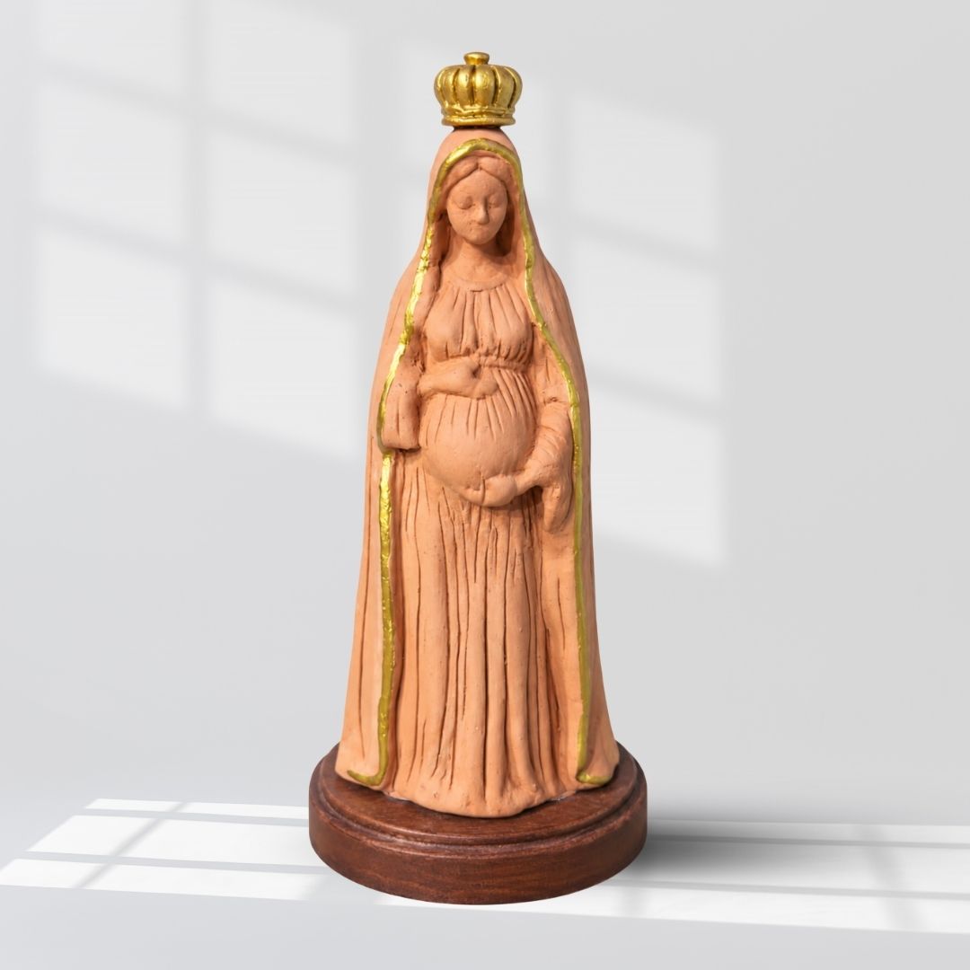 Coleção Especial Nazareth - Escultura Nossa Senhora à Espera da Luz