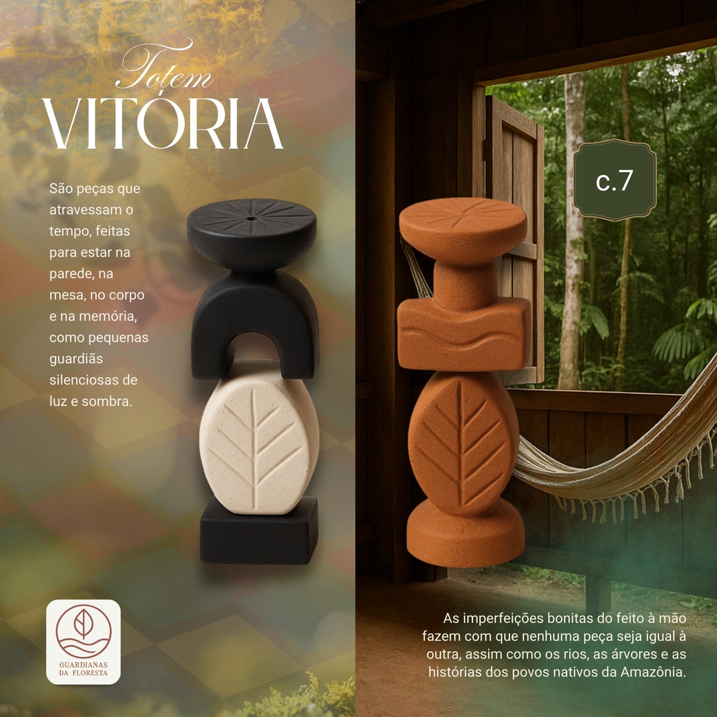 TOTÉM VITÓRIA (C.7 - 02 PEÇAS)(Item sob encomenda)