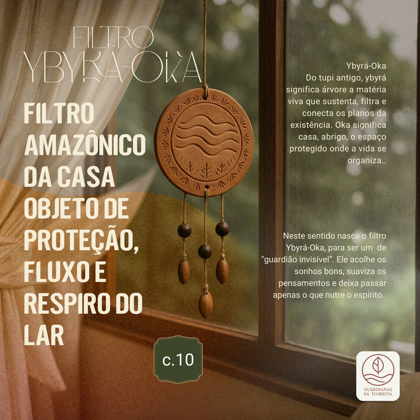 FILTRO DE CERÂMICA - YBIRA-OKA (C.10)(Item sob encomenda)