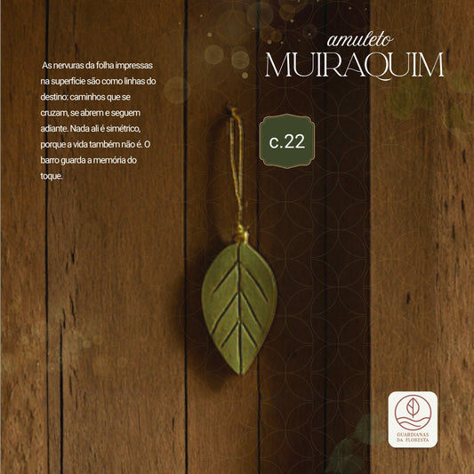 AMULETO DE PROTEÇÃO MUIRAQUIM (C.22)(Item sob encomenda)